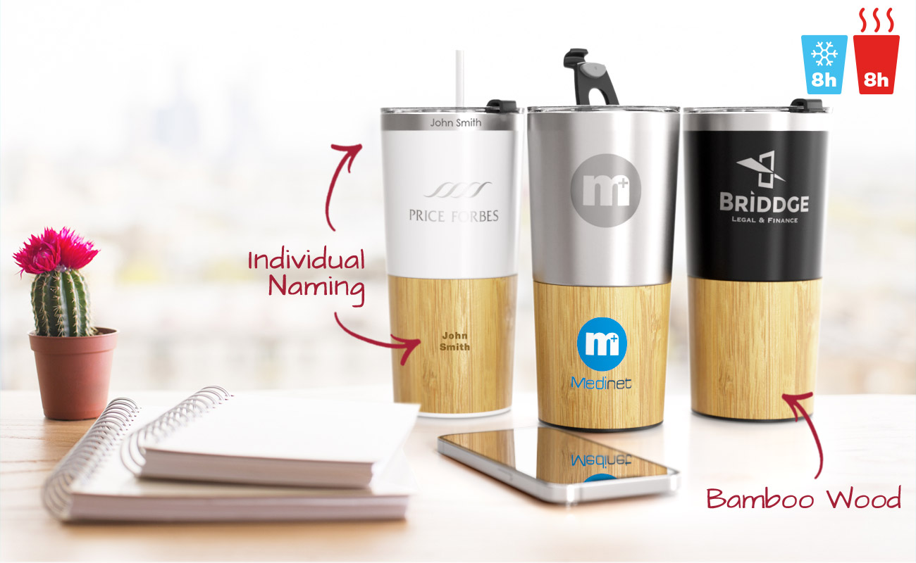 Metro Bamboo - Promotional Travel Cups