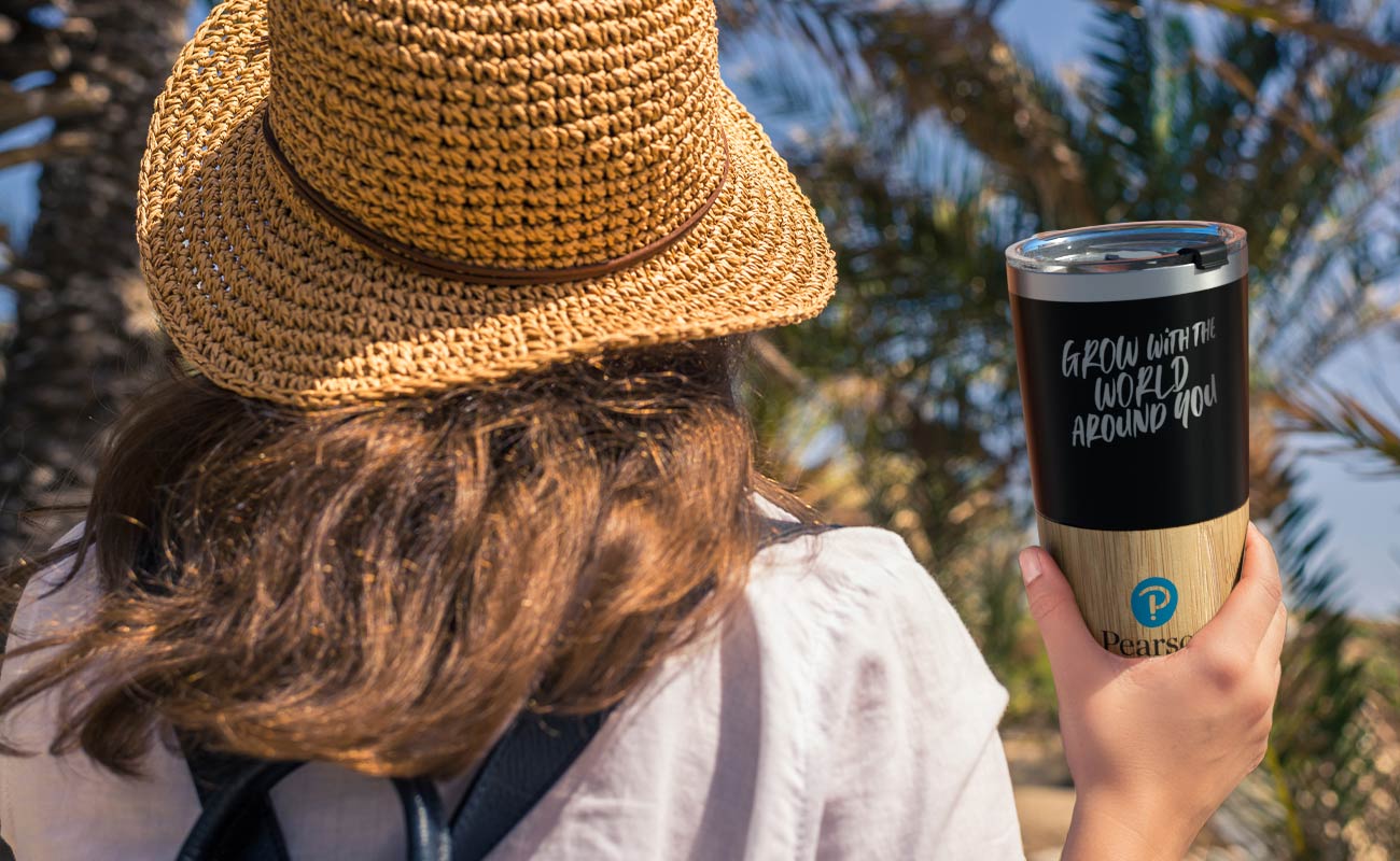 Metro Bamboo - Travel Mugs Personalised