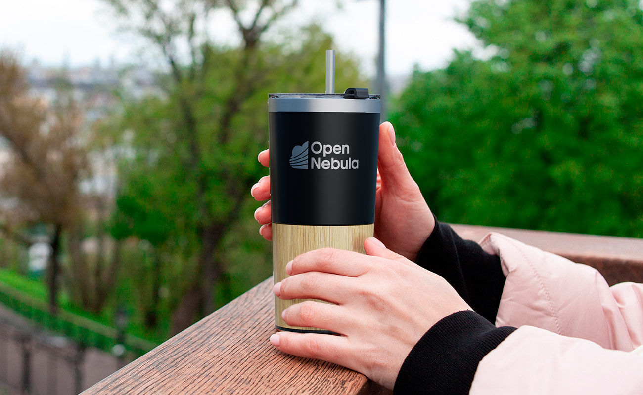 Metro Bamboo - Personalised Travel Mug